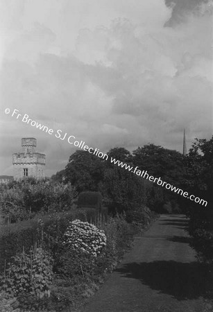 LISMORE CASTLE  IN THE FLOWER GARDEN